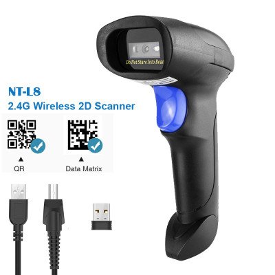 Netum L8 draadloze 1D/2D barcodescanner
